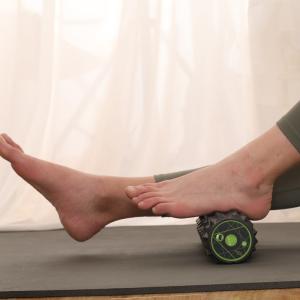 Quality Rechargeable 5000mAh Vibrating Massage Foam Roller For Body Relax wholesale