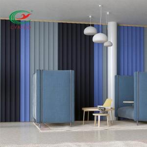 Quality Recycled PET 3D Polyester Fiber Acoustic Panel Mildewproof Durable wholesale