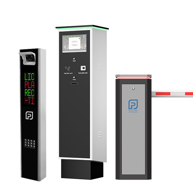24VDC Motor Car Park Barrier Arm Smart Barrier Gate For LPR Parking Solution