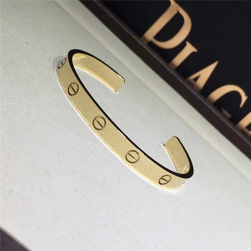 Cartie openning love braceleto 18k gold white gold yellow gold rose gold bracelet Jewelry factory in Shenzhen, China
