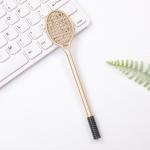Badminton Racket Shape Gel Pen 0.5mm Plastic Creative Neutral Pen