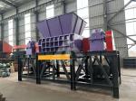 Waste Tyre Industrial Metal Shredder Customization Two Shaft Shredder