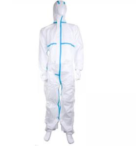 Quality Breathable Latex Free Disposable Protective Coverall Eco Friendly With Hood wholesale
