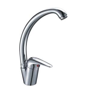 Quality Single Hole Kitchen Sink Water Faucet , Contemporary Brass Kitchen Mixer Tap wholesale