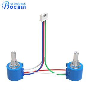 Quality Waterproof 10k Multi Turn Pot Wirewound 3590 Precision Potentiometer For Mining Equipments wholesale