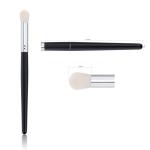 Matte Black Wooden Handle Eyeshadow Makeup Brush Set 150-180mm