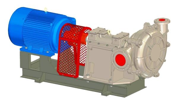 Abrasion Resistant Submersible Slurry Pump , 55kw Hydraulic Sludge Pump X65ZBYL