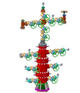 Quality Oilfield Drilling Operation Wellhead Christmas Tree API 6A Standard wholesale