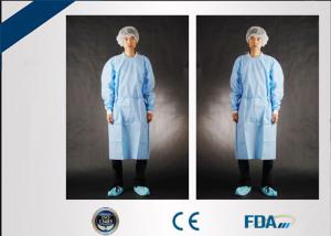 Quality Breathable Disposable Surgical Gown For Alcohol / Blood / Bacteria Invading Prevention wholesale