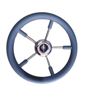Quality Stainless Steel 316ss Marine Boat Steering Wheels , 13.5 Inches Foam Steering Wheel wholesale