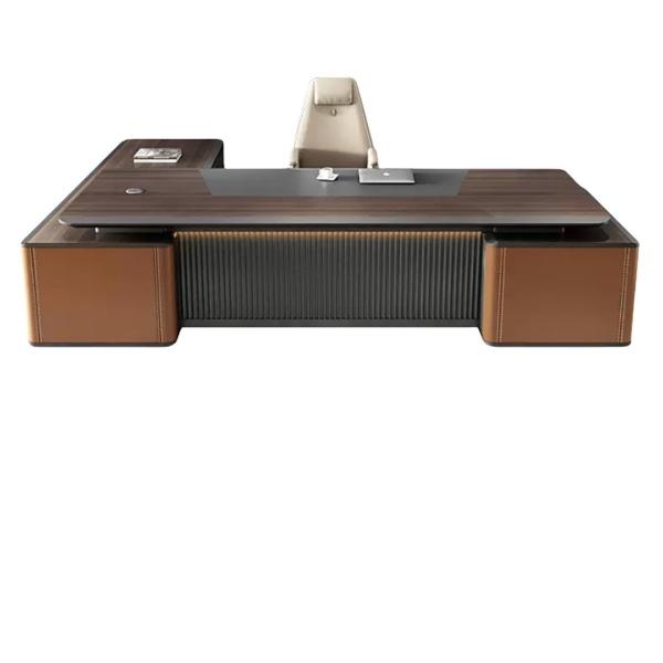 Modern Large Executive Wooden Furniture with Drawers and ISO9001/ISO14001