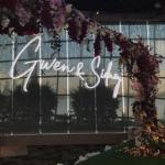 Acrylic Plate Custom Wedding Neon Sign Low Consumption Neon Light Logo Sign