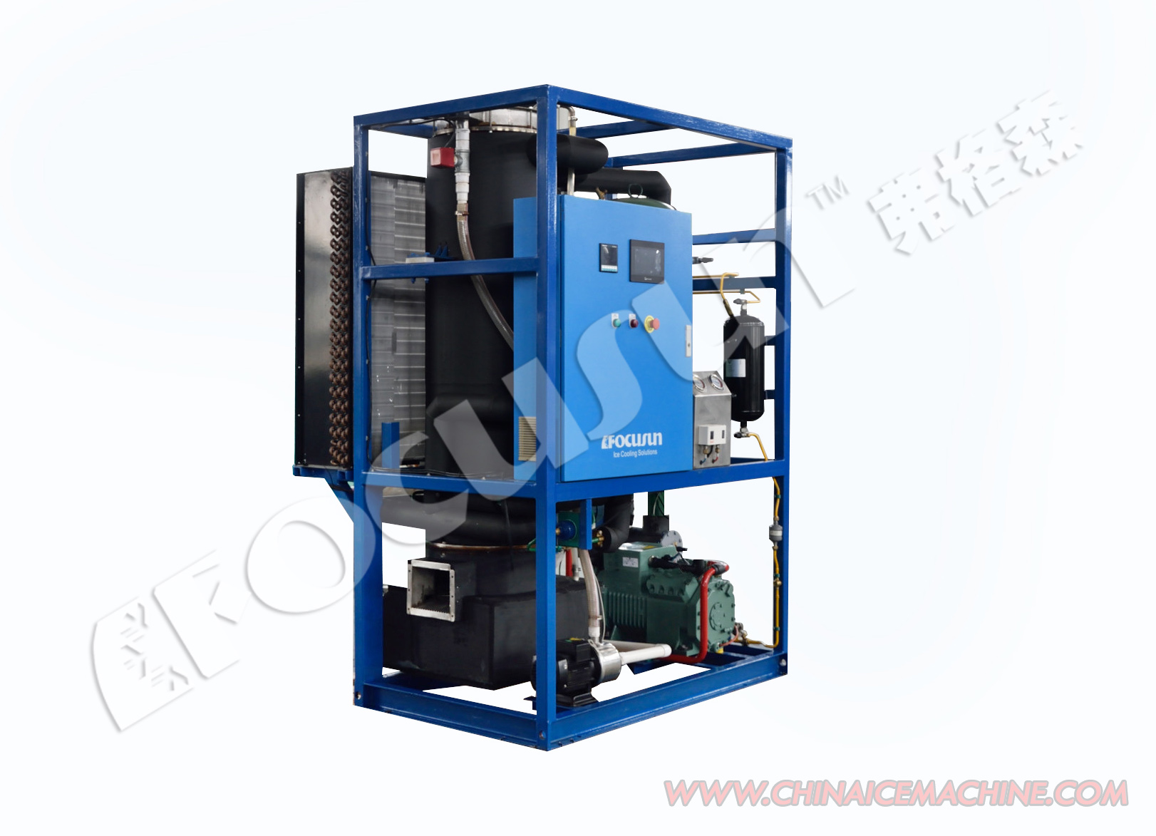 2 Tons Small Industrial Tube Ice Machine 2021 Design Field Maintenance and Repair Service