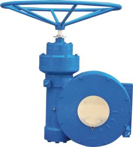 Quality Partial - Turn Butterfly Valve Gearbox NBR Sealing Materials For Power Plants wholesale