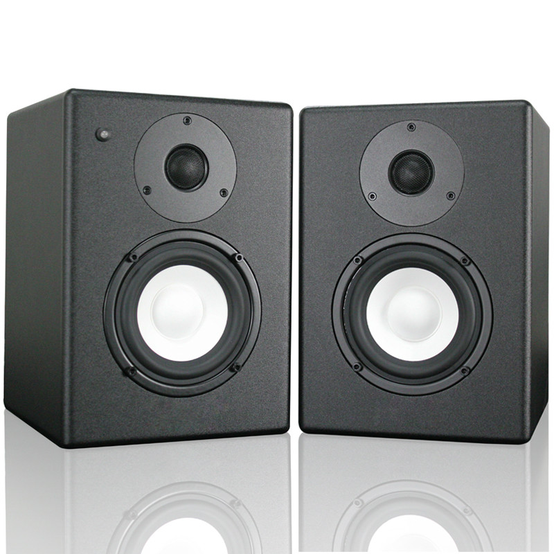 5.25 Inch 6 Inch Studio Monitors Pair Powered Active Monitor Speakers For Computer HiFi Audio