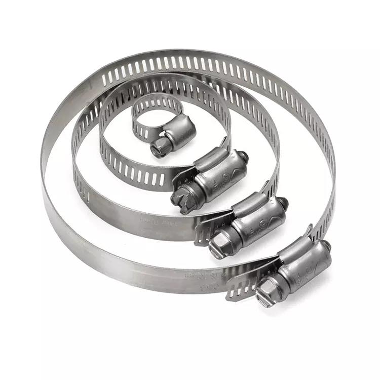 Metric Measurement System JIS Standard High Torque Stainless Steel Hose Clamp for Heavy Duty Applications