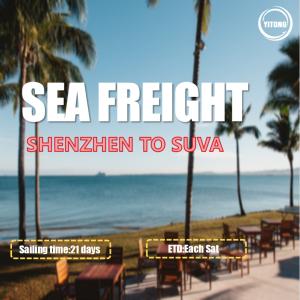 Quality NVOCC International Sea Freight forwarding services From Shenzhen to Suva wholesale