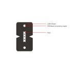 Factory Free sample 1,2,4 cores fiber optic FTTH drop cable