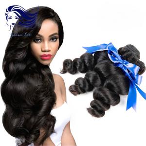 Quality Loose Weve Human Hair Malaysian Virgin / Malaysian Remy Virgin Hair wholesale