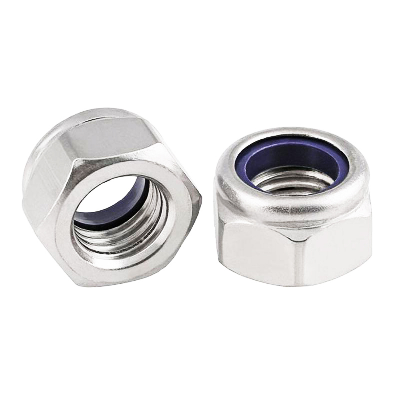 DIN985 Black Locking Galvanized Hex Nut Grade 4.8/6.8/8.8/10.9/12.9 from Fastener