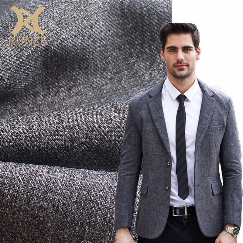 Piece Dyed 300D High Density 260GSM Polyester Cation Woven Twill Tri-Color Men Suit Fabric