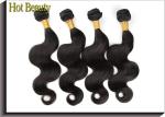 6A+ Remy Virgin Human Hair Extensions Natural Black Body Wave