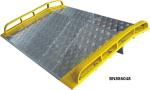 Accident Preventing Aluminum Dock Plate 2 Legs Diamond Tread Surface