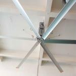Giant Industrial Style Ceiling Fans High Volume Low Speed With Aluminum Alloy