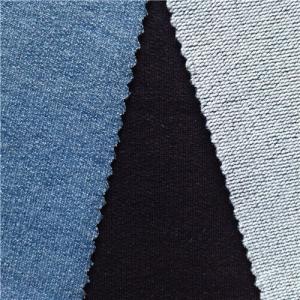 Quality winter indigo stretch knit denim for jeans/pants/garment wholesale