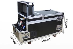 China Low Lying Double Pipes Stage Fog Machine 3000 Watt Ip33 2CHs Channels on sale