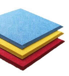 Quality 15mm High Density Sustainable Fibreglass Acoustic Barrier Panels Dust Prevention wholesale