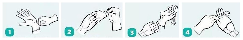 Non Sterile Disposable Nitrile Powder Free Medical Examination Gloves