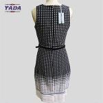 Fashion sleeveless wave point ladies fashion casual women dresses knitted dress