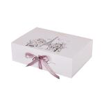 Shiny Gold Logo Paper Packing Boxes With Offset CMYK Printing Color