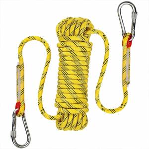 Quality High Altitude Emergency Escape Rope Polyester Hill Climbing Rope 50foot 330lbs wholesale