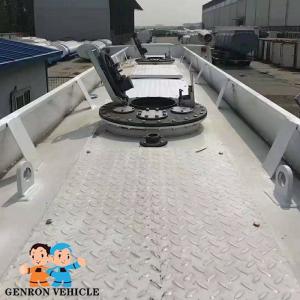 Quality White ISO Anti Seismic Skeleton Enclosed Liquid Tanker Trailer wholesale