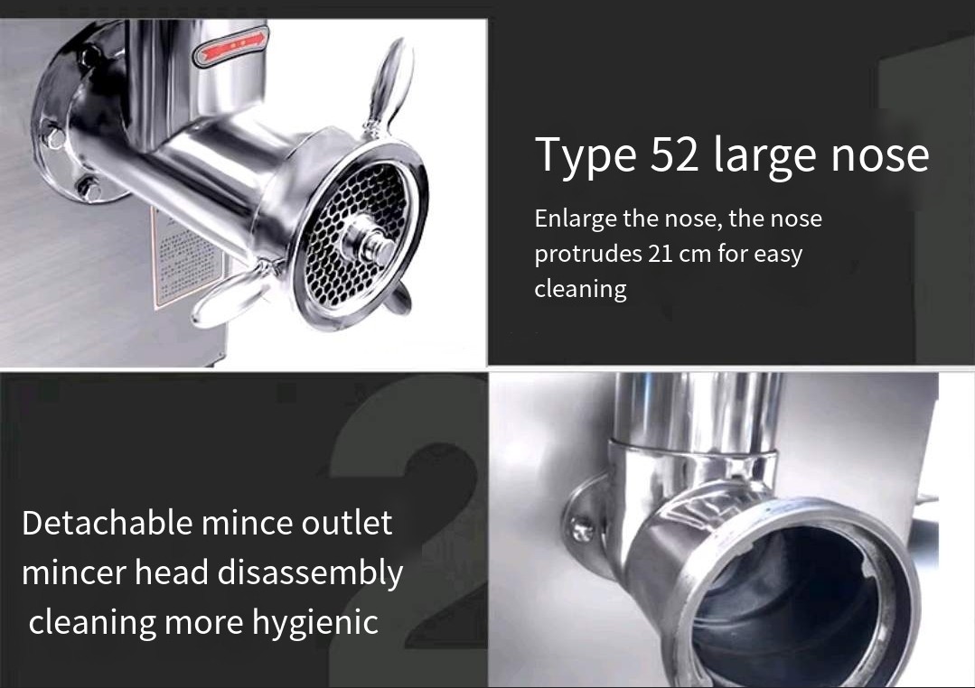 Global Industrial Meat Processing Machinery Large Fresh Meat Grinder Frozen Meat Chopping Machine