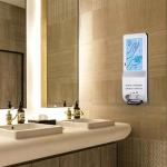 Hand Sanitizer Media Displays Public Sensor Sanitizer Dispenser LCD Digital