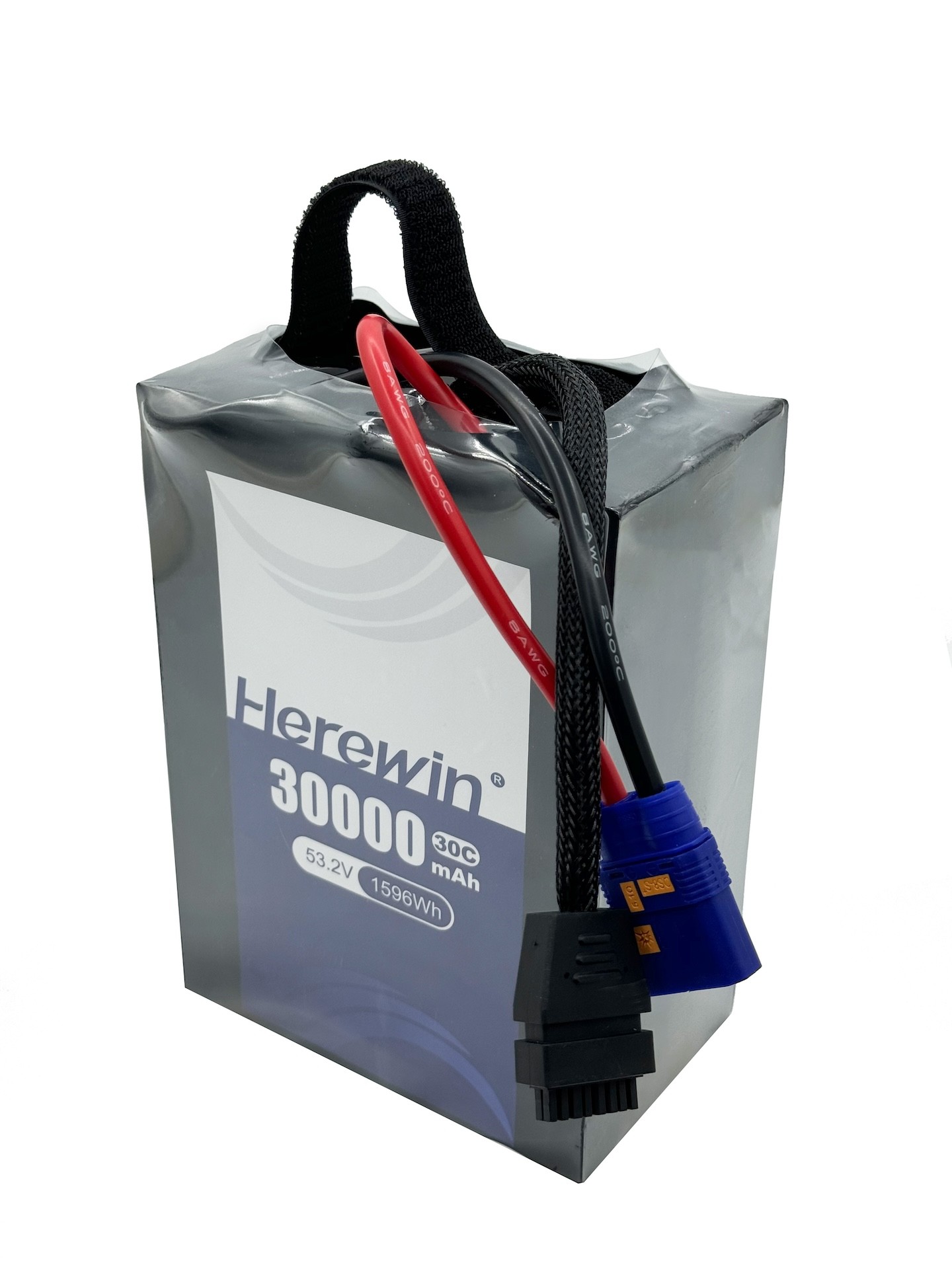 30C 30000mah Drone Lithium Battery 53.2V 14S Lithium Polymer Battery