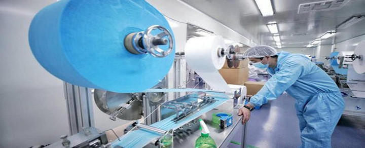n100 PP Spunbond 175mm Non Woven Disposable Mask Fabric