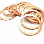 OEM ODM Round Flat Metal Gaskets For Pipe Fittings