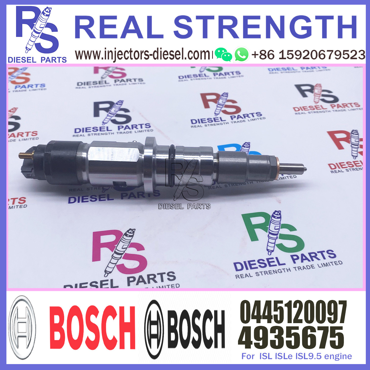 4934411 0445120097 4935675 0445120094 machinery engine parts ISL ISLe ISL9.5 engine parts names fuel injector repair kit