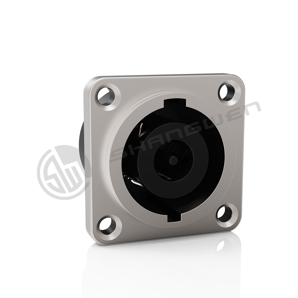 Quick Lock Rugged Durable 8 Pore 8 Pin Male Socket Chassis Speaker Connector Types