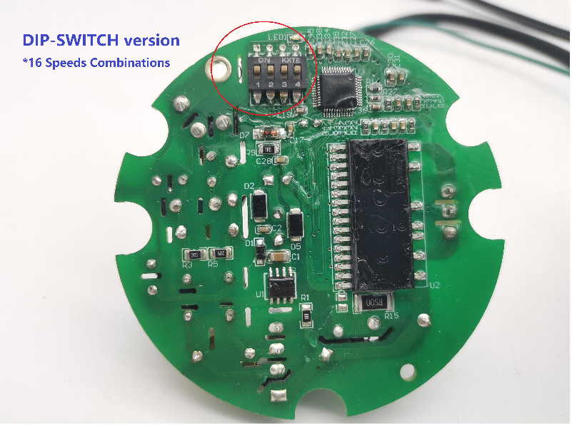3.3" EC Motor Sensorless Constant Airflow 20VAC 230VAC