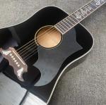 Miniature Acoustic Guitar ELVIS PRESLEY Dove Ebony Custom Black