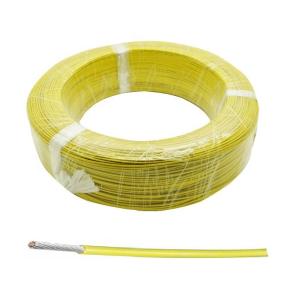 Quality Silver Plated 18 AWG high temperature Wire Fluorine Plastic Yellow Color wholesale