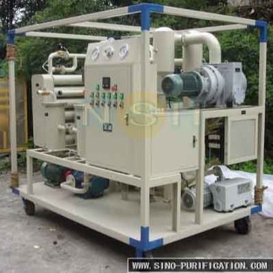 Oil Heating SGS Transformer Oil Purifier Double Stage High Efficient 36kW 3000L/H