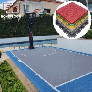 Quality PP Modular Sport Tiles 340mm*340mm Polypropylene Basketball Court wholesale