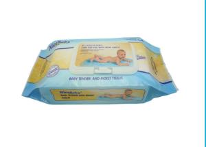 Quality 50gsm Alcohol Free Baby Wipes / Fragrance Free Wet Wipes wholesale