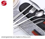 Reusable Stainless Steel Travel Flatware Camping Cutlery Set in Case